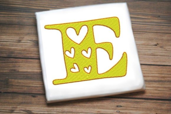 Alphabet Letter E Multi Heart Review for Craft Fair Success