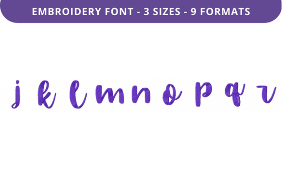 Autumn Mornings Font J to R Review for Embroidery Sellers
