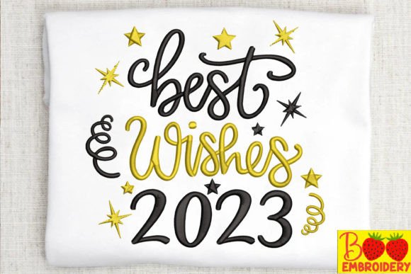 Best Wishes 2023 Embroidery Design Review for Small Business Merch