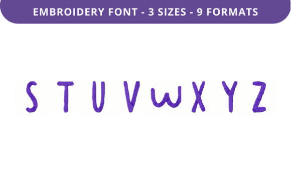 Brittle Bush Font Uppercase S to Z: A Seasonal Embroidery Font Review