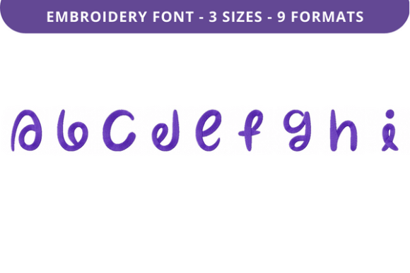 Cautiously Cuddly Font Uppercase a to I Review for Craft Fair Use