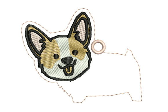 Corgi Tag Name Embroidery Design Review for Etsy and Small Shop Sellers