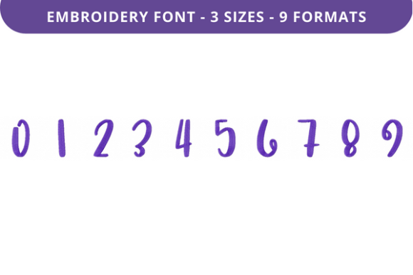 Country Garden Font 0 to 9 Review for Real Projects