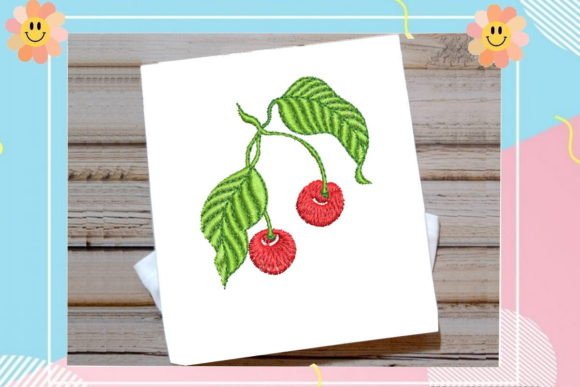 Cute Red Cherry: A Seasonal Embroidery Design Review