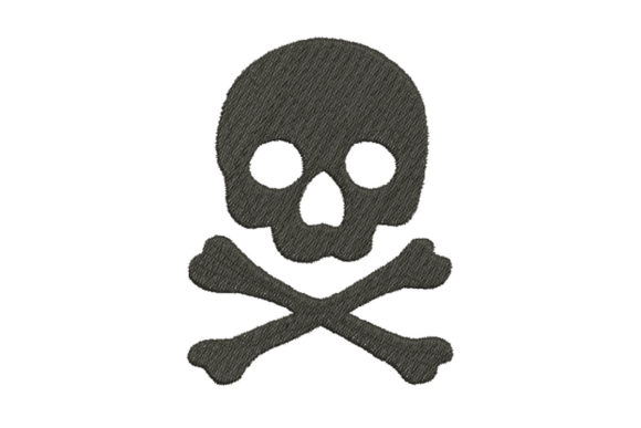 Danger Hazard Sign with Skull Embroidery Design Review