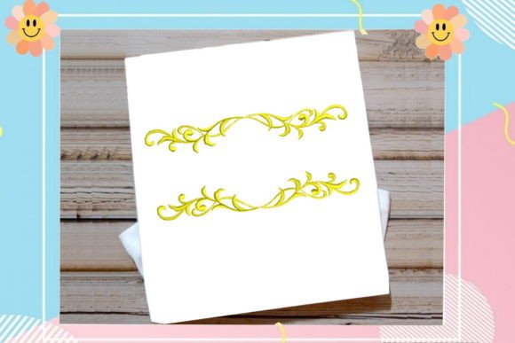 Elegant Border Frame Review for Personalized Embroidery Gift Products