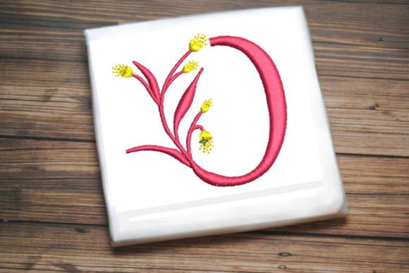 Floral Monogram Letter O: A Design That Stands Out