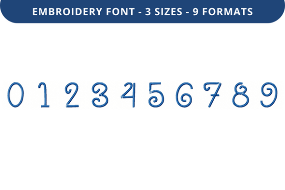 Lucid Dreamer Font 0 to 9 Review: A Versatile Embroidery Choice for Personalized Gifts