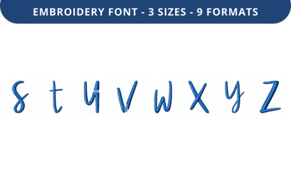 Madame Sy Bill Font S to Z Review for Seasonal Embroidery Projects