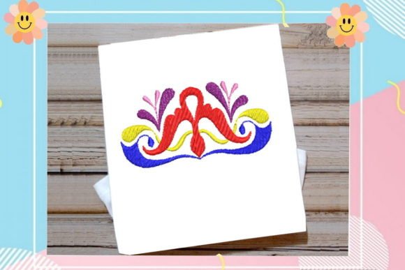 Rainbow Border Embroidery Design Review for Apparel Projects