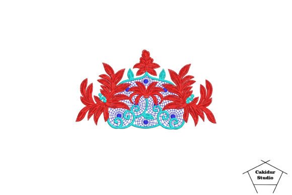 Red Flowers Bush Embroidery Design Review