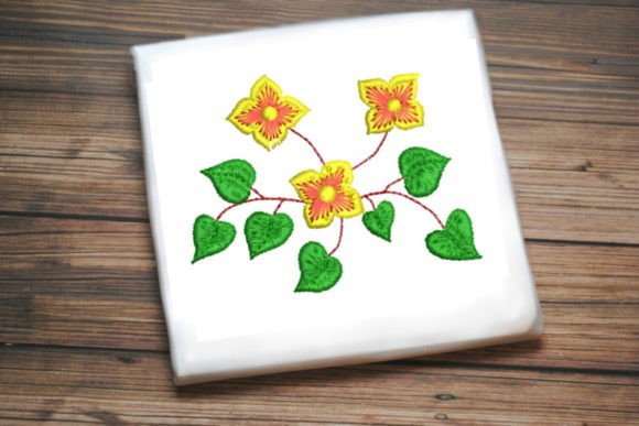 Three Cute Yellow Flowers: A Versatile Embroidery Design for Seasonal Creations