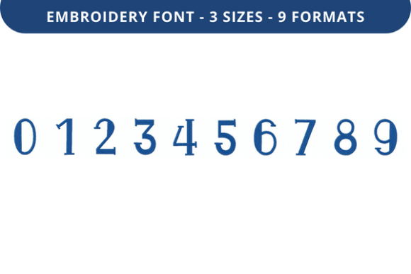 Weather Bee Font 0 to 9: A Versatile Embroidery Design for Personalized Gifts